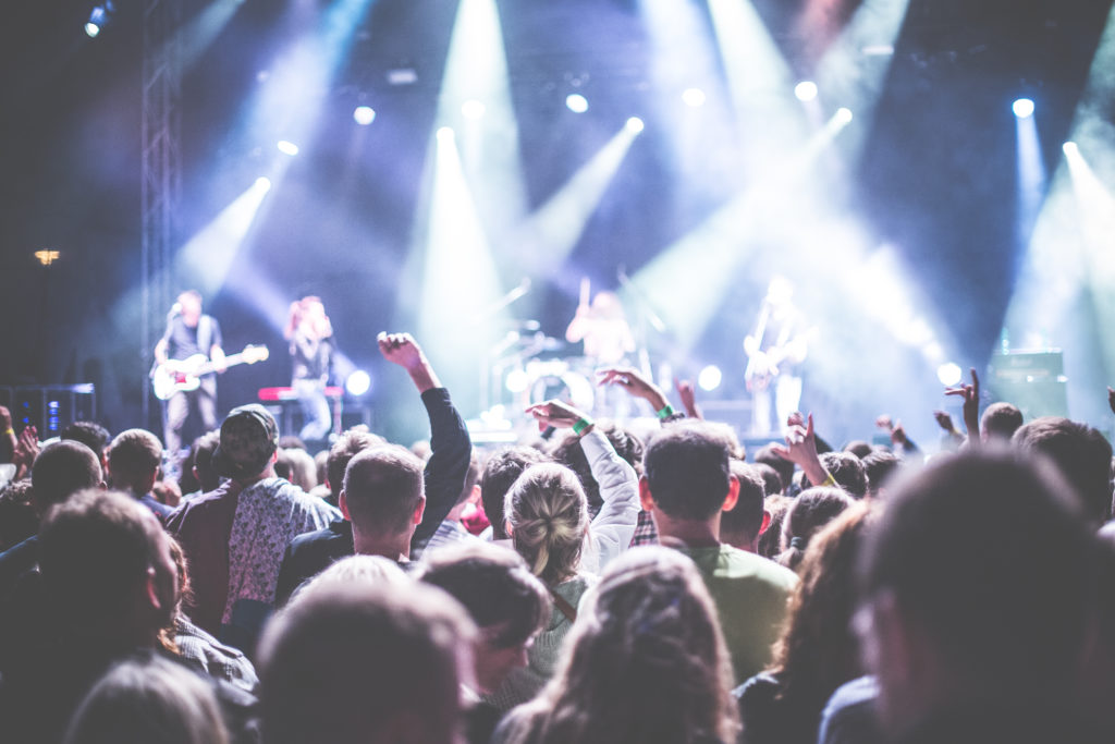 large crowd at a concert